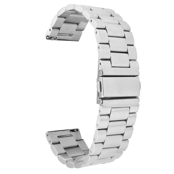 Klockarmband i rustfritt stål 20 mm for Samsung Galaxy Watch 42mm / S2 Classic / Sport Huawei Watch 2 for Nokia Steel  LG Watch Sport for Pepple 2