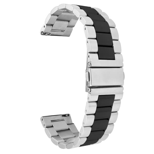Klockarmband i rustfritt stål 20 mm for Samsung Galaxy Watch 42mm / S2 Classic / Sport Huawei Watch 2 for Nokia Steel  LG Watch Sport for Pepple 2
