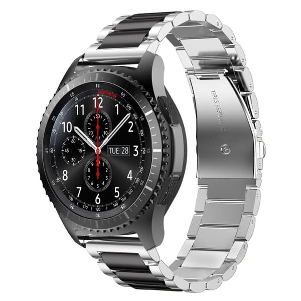 Klockarmband i rustfritt stål 20 mm for Samsung Galaxy Watch 42mm / S2 Classic / Sport Huawei Watch 2 for Nokia Steel  LG Watch Sport for Pepple 2