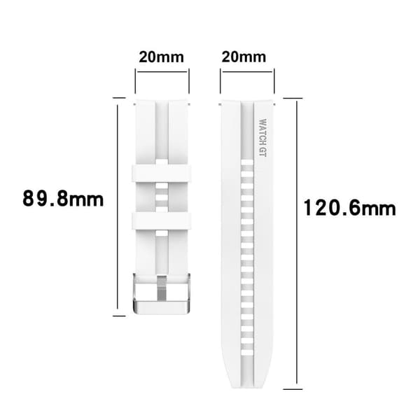 Kellon ranneke 20mm Samsung Galaxy Watch 42mm / S2 Classic / Sport Korvaava Huawei Watch 2 Nokia Steel LG Watch Sportille Pepple 2