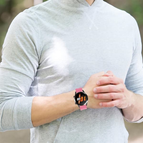 Kellon ranneke 20mm Samsung Galaxy Watch 42mm / S2 Classic / Sport Korvaava Huawei Watch 2 Nokia Steel LG Watch Sportille Pepple 2