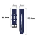 Pikkukuva 2 / 6: Kellon ranneke 20mm Samsung Galaxy Watch 42mm / S2 Classic / Sport Korvaava Huawei Watch 2 Nokia Steel LG Watch Sportille Pepple 2