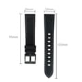 Miniatyrbild 3 av 6: Armband i äkta läder 20mm för Samsung Galaxy Watch 42mm / S2 Classic - Ersättningsarmband för Huawei Watch 2 för Nokia Steel för LG Watch Sport för