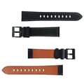 Miniatyrbild 2 av 6: Armband i äkta läder 20mm för Samsung Galaxy Watch 42mm / S2 Classic - Ersättningsarmband för Huawei Watch 2 för Nokia Steel för LG Watch Sport för