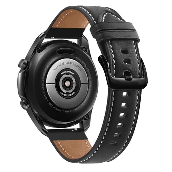Armband i äkta läder 20mm för Samsung Galaxy Watch 42mm / S2 Classic - Ersättningsarmband för Huawei Watch 2 för Nokia Steel för LG Watch Sport för
