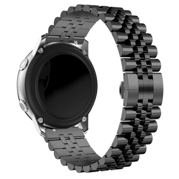 Ruostumaton teräs Kellon ranneke 22mm Samsung Galaxy Gear S3 / Gear 2 korvaava rannekoru Huawei Watch GT Watch 2 Pro Watch 2 Pro Ticwatch Pro Pepple