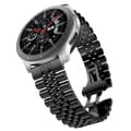 Pikkukuva 1 / 5: Ruostumaton teräs Kellon ranneke 22mm Samsung Galaxy Gear S3 / Gear 2 korvaava rannekoru Huawei Watch GT Watch 2 Pro Watch 2 Pro Ticwatch Pro Pepple