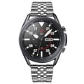 Pikkukuva 4 / 5: Ruostumaton teräs Kellon ranneke 22mm Samsung Galaxy Gear S3 / Gear 2 korvaava rannekoru Huawei Watch GT Watch 2 Pro Watch 2 Pro Ticwatch Pro Pepple