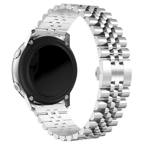 Ruostumaton teräs Kellon ranneke 22mm Samsung Galaxy Gear S3 / Gear 2 korvaava rannekoru Huawei Watch GT Watch 2 Pro Watch 2 Pro Ticwatch Pro Pepple