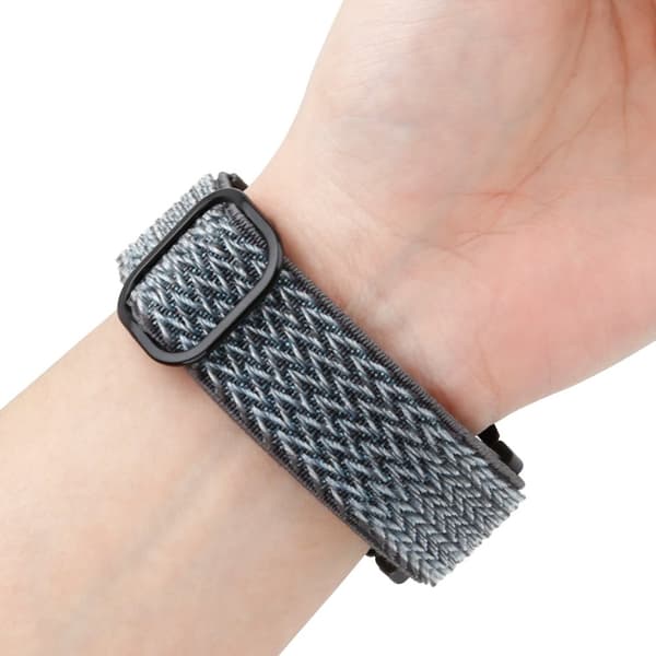 Klockarmband med metallfeste 20 mm for Samsung Galaxy Watch 42mm / 3 / 4 / 5 Erstatningsrem for Huawei Watch 2 Nokia Steel LG Watch Sport