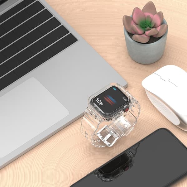 TPU-rem är för Apple Watch (Series 7 / 8) 45mm, (SE / Series 4 / 5 / 6) 44mm och (Series 1 / 2 / 3) 42mm - Ersättningsarmband som passar din