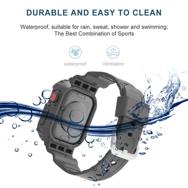 TPU-rem är för Apple Watch (Series 7 / 8) 45mm, (SE / Series 4 / 5 / 6) 44mm och (Series 1 / 2 / 3) 42mm - Ersättningsarmband som passar din