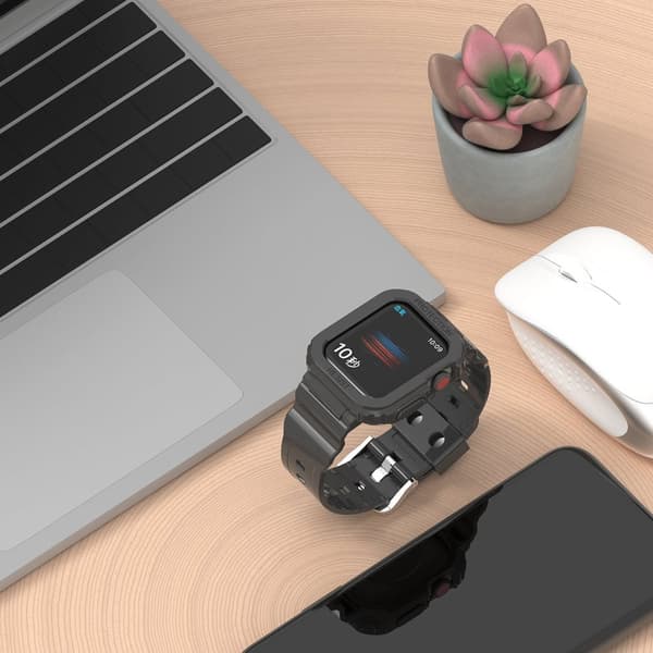 TPU-rem är för Apple Watch (Series 7 / 8) 45mm, (SE / Series 4 / 5 / 6) 44mm och (Series 1 / 2 / 3) 42mm - Ersättningsarmband som passar din