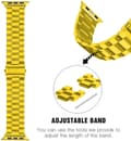 Miniatyrbild 3 av 6: Armband i rostfritt stål för Apple Watch (Series 7 / 8) 41mm, (SE / Series 4 / 5 / 6) 40mm och (Series 1 / 2 / 3) 38mm - Ersättningsarmband som passar