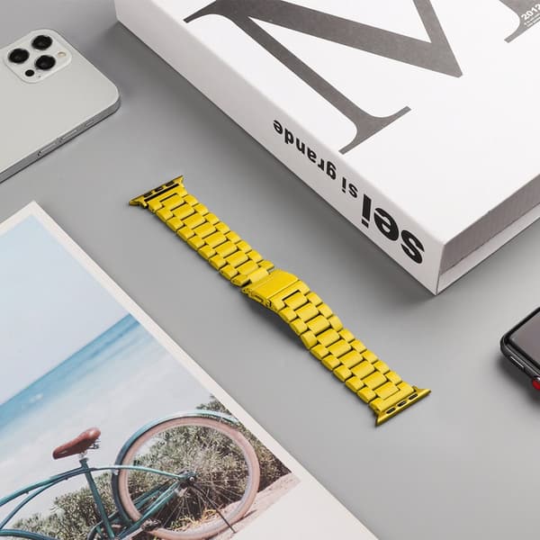 Armband i rostfritt stål för Apple Watch (Series 7 / 8) 41mm, (SE / Series 4 / 5 / 6) 40mm och (Series 1 / 2 / 3) 38mm - Ersättningsarmband som passar
