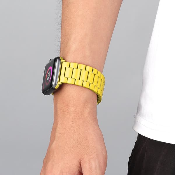 Armband i rostfritt stål för Apple Watch (Series 7 / 8) 41mm, (SE / Series 4 / 5 / 6) 40mm och (Series 1 / 2 / 3) 38mm - Ersättningsarmband som passar