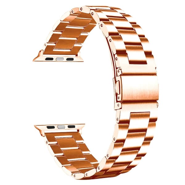 Armband i rostfritt stål för Apple Watch (Series 7 / 8) 41mm, (SE / Series 4 / 5 / 6) 40mm och (Series 1 / 2 / 3) 38mm - Ersättningsarmband som passar