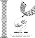 Miniatyrbild 3 av 6: Armband i rostfritt stål för Apple Watch (Series 7 / 8) 41mm, (SE / Series 4 / 5 / 6) 40mm och (Series 1 / 2 / 3) 38mm - Ersättningsarmband som passar