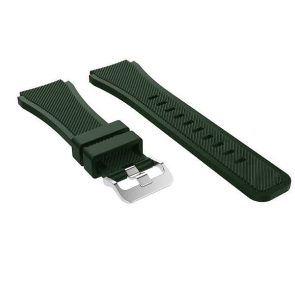 TPU-rem med metallspänne 20mm för Samsung Galaxy Watch 42mm / 3 / 4 / 5 - Ersättningsarmband för Huawei Watch 2 för Nokia Steel för LG Watch Sport