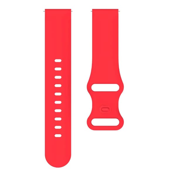 Silikon-rem 22mm för Samsung Galaxy Gear S3 / Gear 2 - Ersättningsarmband för Huawei Watch GT för Watch 2 Pro för Ticwatch Pro för Pepple Time för
