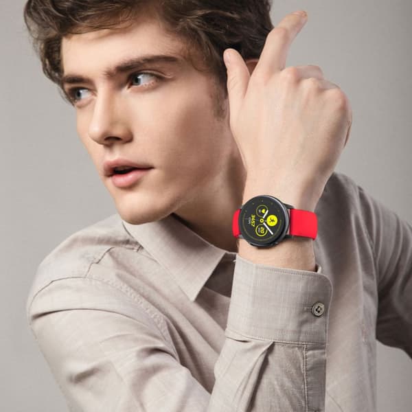 Silikon-rem 22mm för Samsung Galaxy Gear S3 / Gear 2 - Ersättningsarmband för Huawei Watch GT för Watch 2 Pro för Ticwatch Pro för Pepple Time för