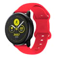 Miniatyrbild 1 av 6: Silikon-rem 22mm för Samsung Galaxy Gear S3 / Gear 2 - Ersättningsarmband för Huawei Watch GT för Watch 2 Pro för Ticwatch Pro för Pepple Time för