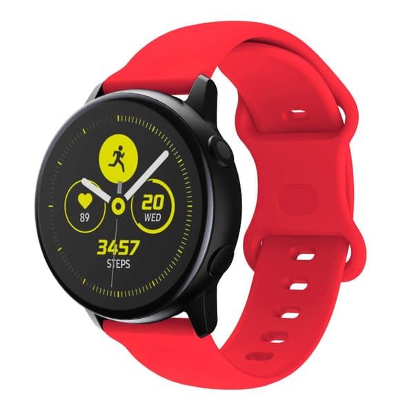 Silikon-rem 22mm för Samsung Galaxy Gear S3 / Gear 2 - Ersättningsarmband för Huawei Watch GT för Watch 2 Pro för Ticwatch Pro för Pepple Time för