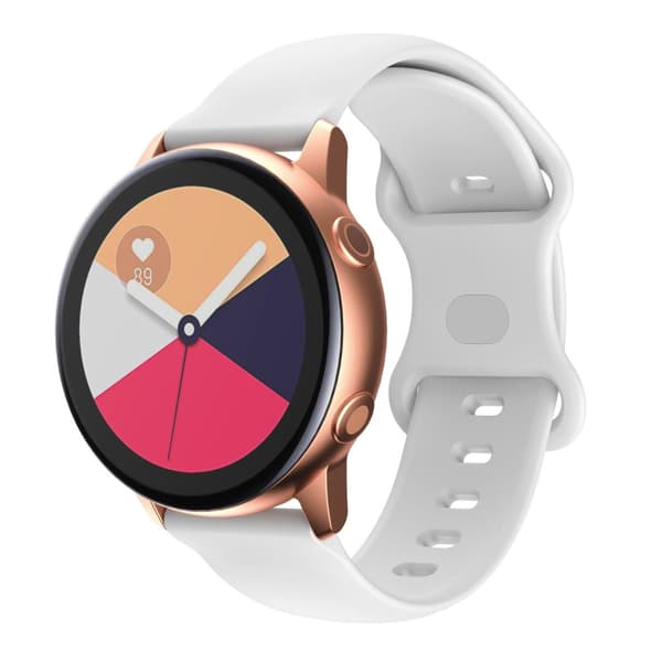 Silikon-rem 22mm för Samsung Galaxy Gear S3 / Gear 2 - Ersättningsarmband för Huawei Watch GT för Watch 2 Pro för Ticwatch Pro för Pepple Time för