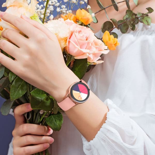 Silikon-rem 22mm för Samsung Galaxy Gear S3 / Gear 2 - Ersättningsarmband för Huawei Watch GT för Watch 2 Pro för Ticwatch Pro för Pepple Time för