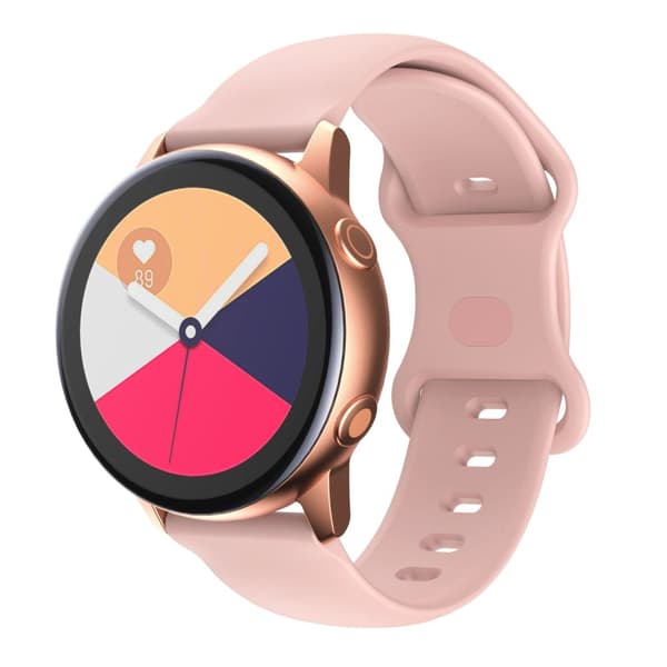 Silikon-rem 22mm för Samsung Galaxy Gear S3 / Gear 2 - Ersättningsarmband för Huawei Watch GT för Watch 2 Pro för Ticwatch Pro för Pepple Time för ROSA