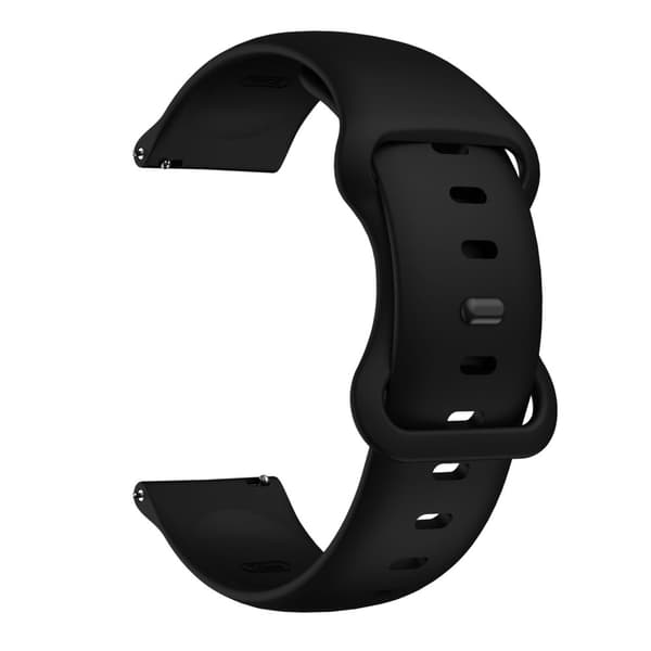 Silikon-rem 22mm för Samsung Galaxy Gear S3 / Gear 2 - Ersättningsarmband för Huawei Watch GT för Watch 2 Pro för Ticwatch Pro för Pepple Time för