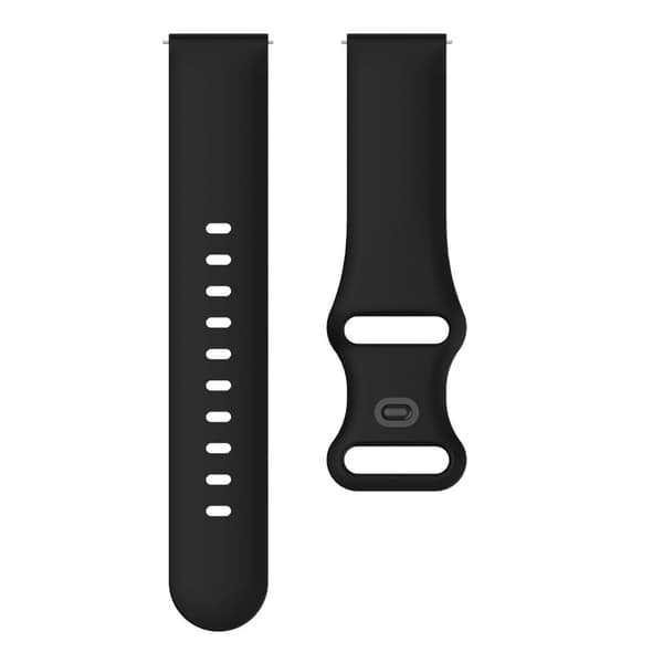 Silikon-rem 22mm för Samsung Galaxy Gear S3 / Gear 2 - Ersättningsarmband för Huawei Watch GT för Watch 2 Pro för Ticwatch Pro för Pepple Time för