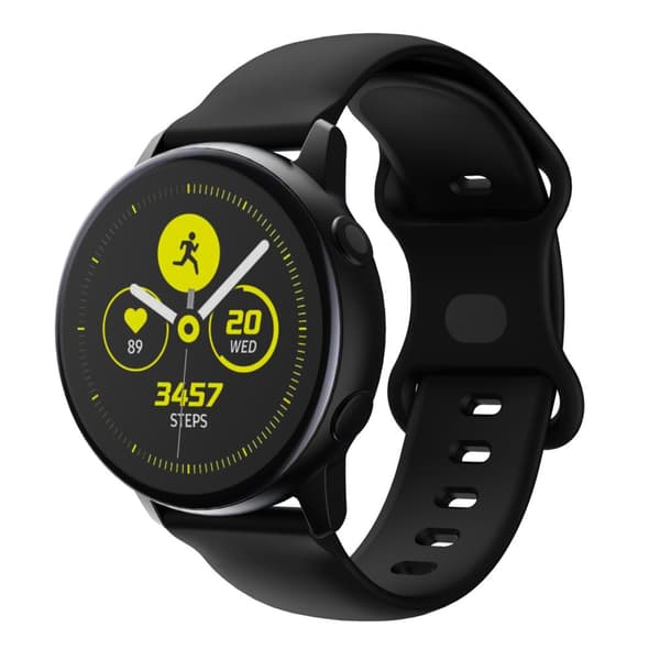 Silikon-rem 22mm för Samsung Galaxy Gear S3 / Gear 2 - Ersättningsarmband för Huawei Watch GT för Watch 2 Pro för Ticwatch Pro för Pepple Time för