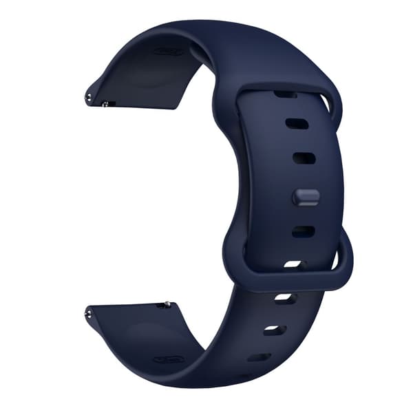 Silikon-rem 22mm för Samsung Galaxy Gear S3 / Gear 2 - Ersättningsarmband för Huawei Watch GT för Watch 2 Pro för Ticwatch Pro för Pepple Time för