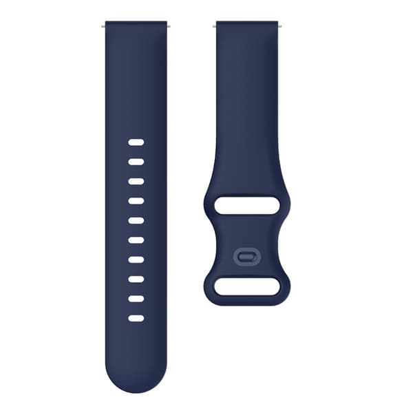 Silikon-rem 22mm för Samsung Galaxy Gear S3 / Gear 2 - Ersättningsarmband för Huawei Watch GT för Watch 2 Pro för Ticwatch Pro för Pepple Time för