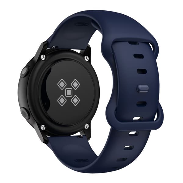Silikon-rem 22mm för Samsung Galaxy Gear S3 / Gear 2 - Ersättningsarmband för Huawei Watch GT för Watch 2 Pro för Ticwatch Pro för Pepple Time för