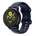 Miniatyrbild 1 av 6: Silikon-rem 22mm för Samsung Galaxy Gear S3 / Gear 2 - Ersättningsarmband för Huawei Watch GT för Watch 2 Pro för Ticwatch Pro för Pepple Time för