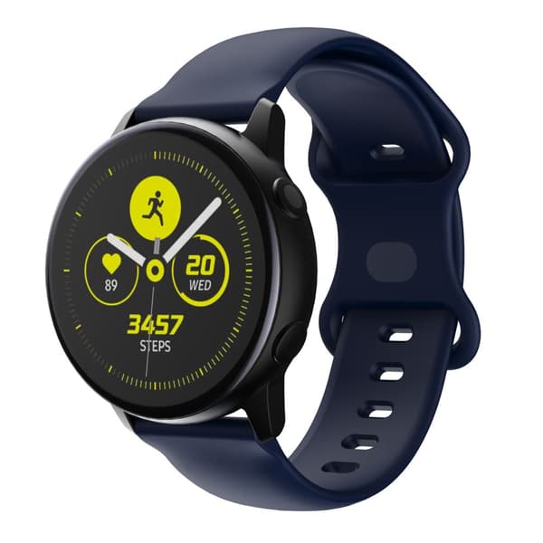 Silikon-rem 22mm för Samsung Galaxy Gear S3 / Gear 2 - Ersättningsarmband för Huawei Watch GT för Watch 2 Pro för Ticwatch Pro för Pepple Time för