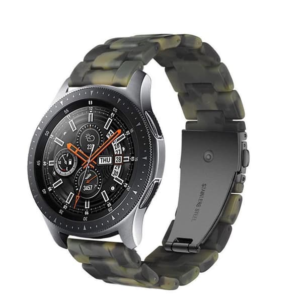 Klockarmband 22 mm for Samsung Galaxy Gear S3 / Gear 2 Erstatningsrem for Huawei Watch GT for Watch 2 Pro Ticwatch Pro Pepple Time Amazfit Pace GRØNN