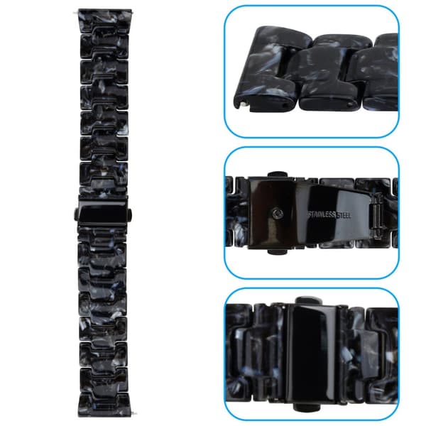 Klockarmband 22 mm for Samsung Galaxy Gear S3 / Gear 2 Erstatningsrem for Huawei Watch GT for Watch 2 Pro Ticwatch Pro Pepple Time Amazfit Pace