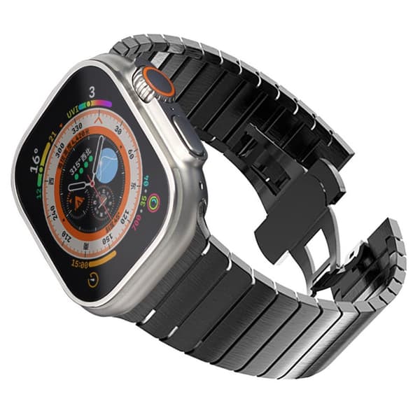 Armband i rostfritt stål för Apple Watch (Series 7 / 8) 41mm, (SE / Series 4 / 5 / 6) 40mm och (Series 1 / 2 / 3) 38mm - Ersättningsarmband som passar