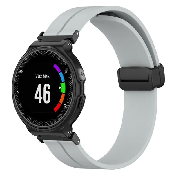 Silikon ensfarget armbåndsurrem for Garmin Forerunner Watch   Garmin Forerunner 220/230/235/620/630/735