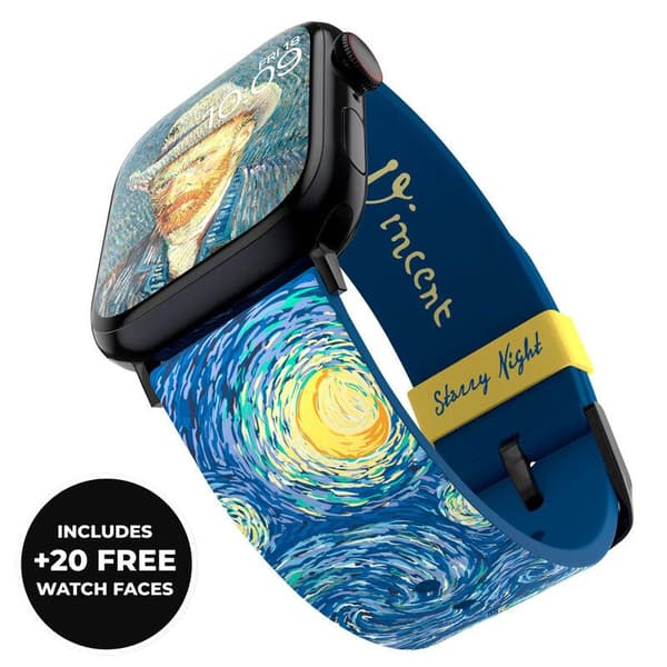 Van Gogh Starry Night Smartwatch strap + face designs