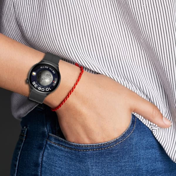 INF Vikbart svart spänne Armbandsarmband för Huawei Watch 4 Pro