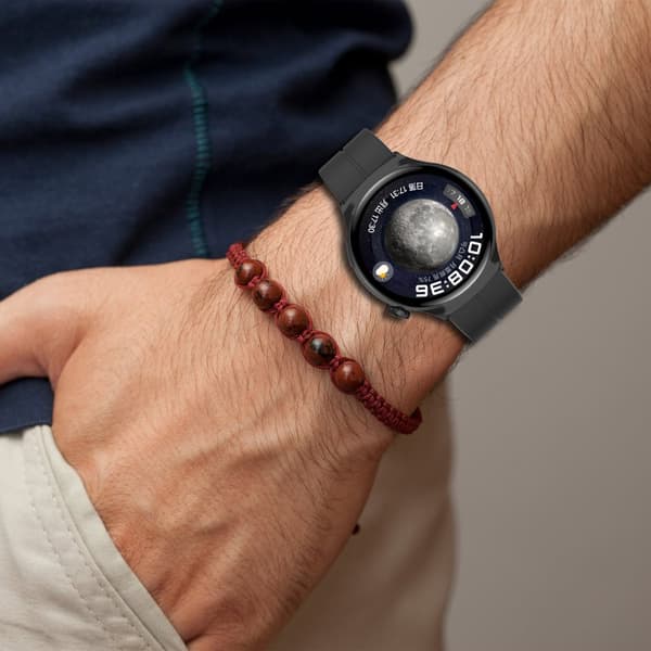 INF Vikbart svart spänne Armbandsarmband för Huawei Watch 4 Pro