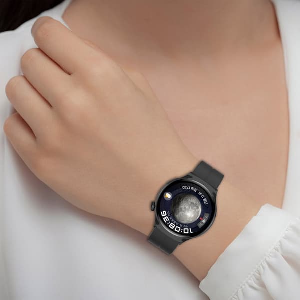 INF Vikbart svart spänne Armbandsarmband för Huawei Watch 4 Pro