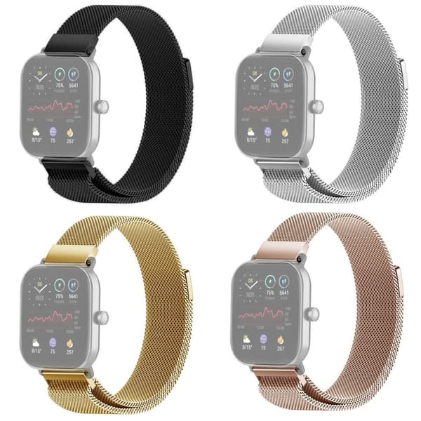 SKALO Milanese Loop to Amazfit Bip/Bip U/Bip U Pro/Bip S