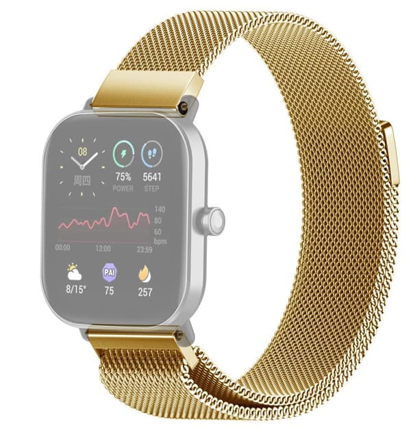 SKALO Milanese Loop to Amazfit Bip/Bip U/Bip U Pro/Bip S
