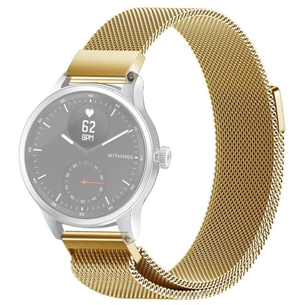 SKALO Milanese Loop to Withings ScanWatch 42mm