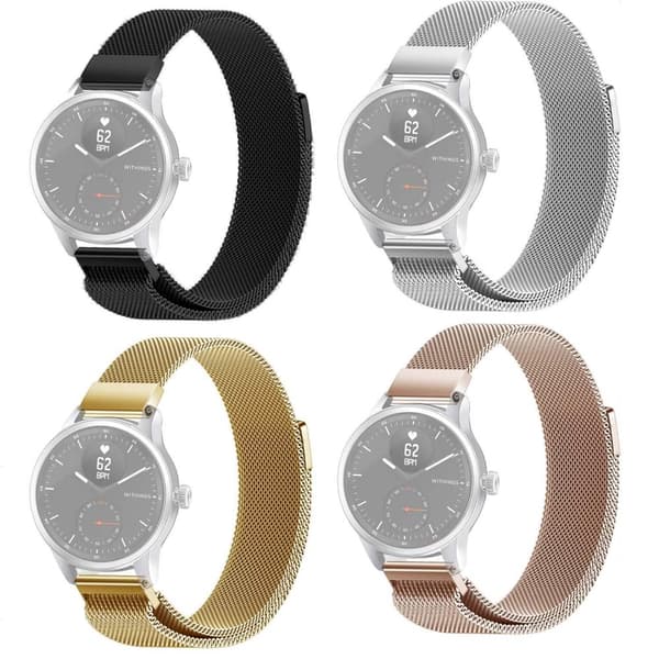 SKALO Milanese Loop to Withings ScanWatch 42mm